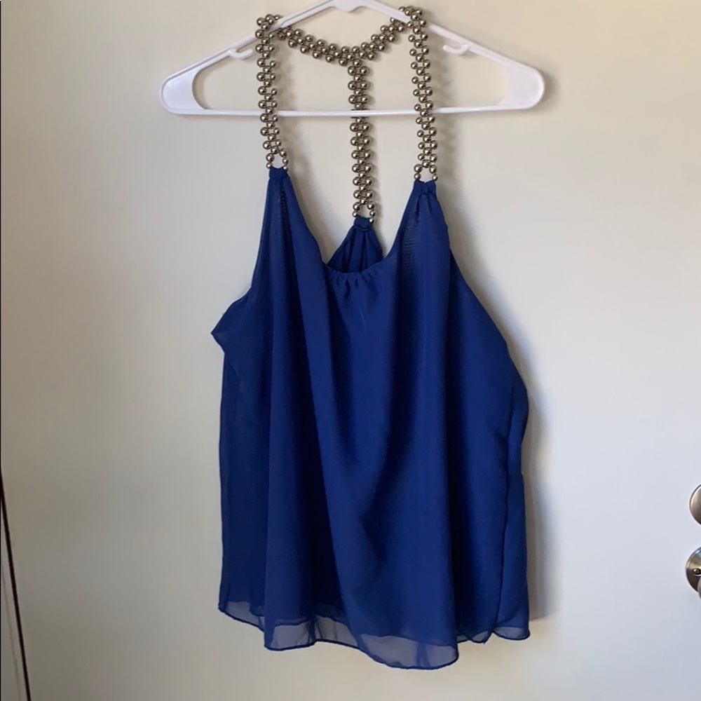 T-strap dressy top